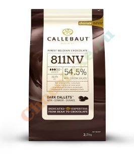 Шоколад Темный 54,5% в пакете 2,5кг.Callebaut, Бельгия