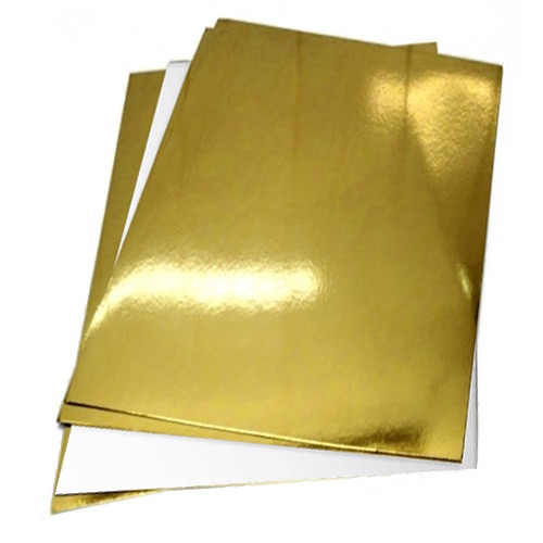 Подложка картонная усиленная Золото/жемчуг 13*4 см, 1,5 мм