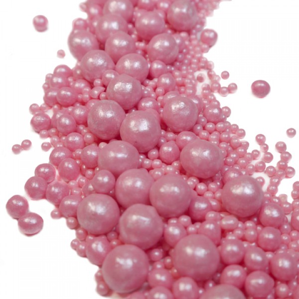 Драже рисовое в глазури Розовый жемчуг МИКС №105, 40гр, упак