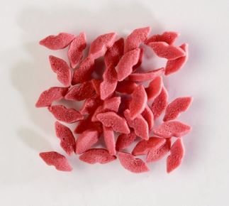 Посыпка Сахарная Губы красные-9мм,0,050 кг, Германия упак