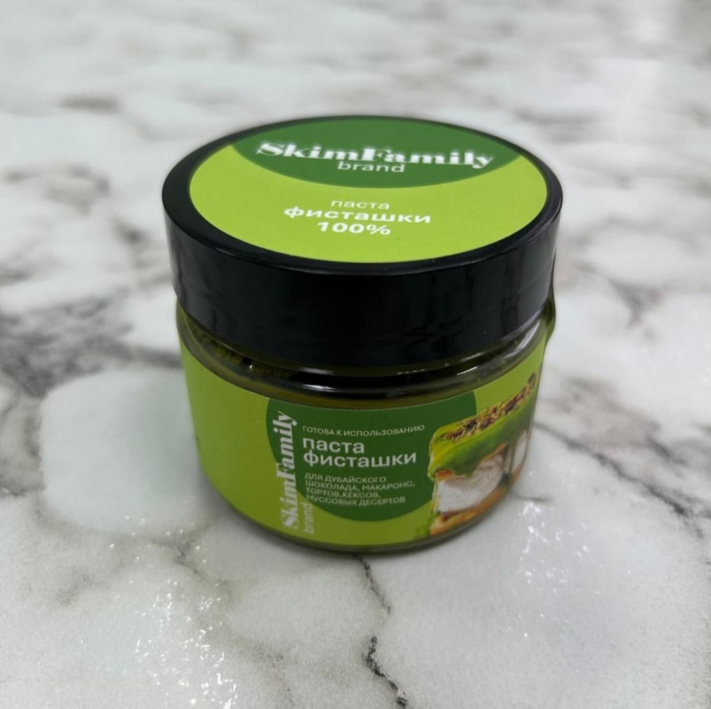 Фисташковая паста Натуральная 100% Skim Family, 100гр, шт
