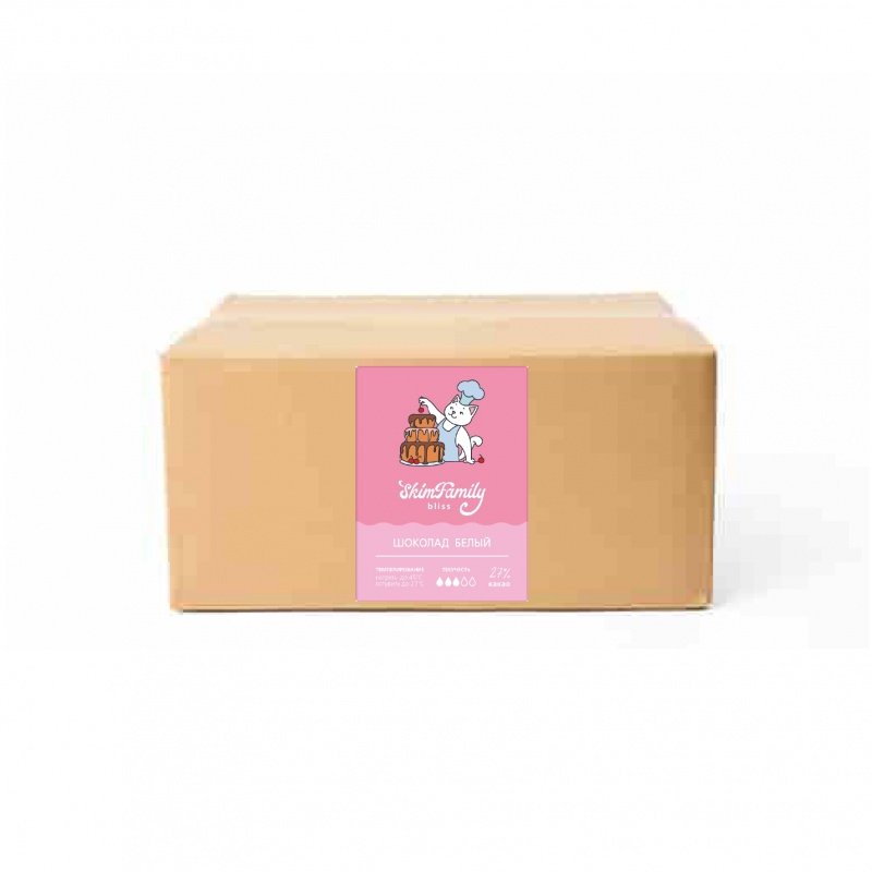 Шоколад Белый SkimFamily Bliss 27%, 10кг, упак