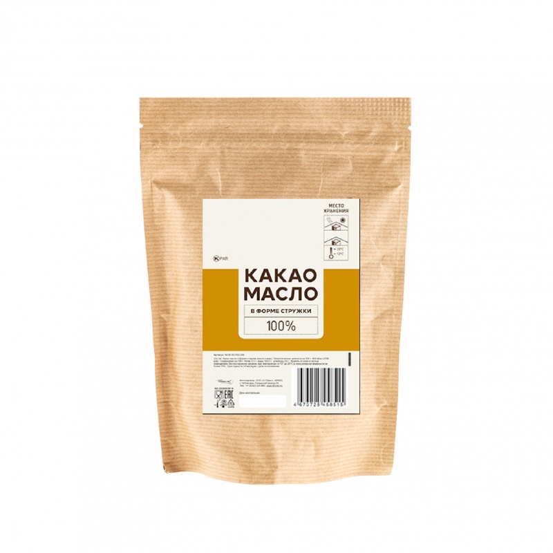 Какао масло стружка Турция, 900гр упак