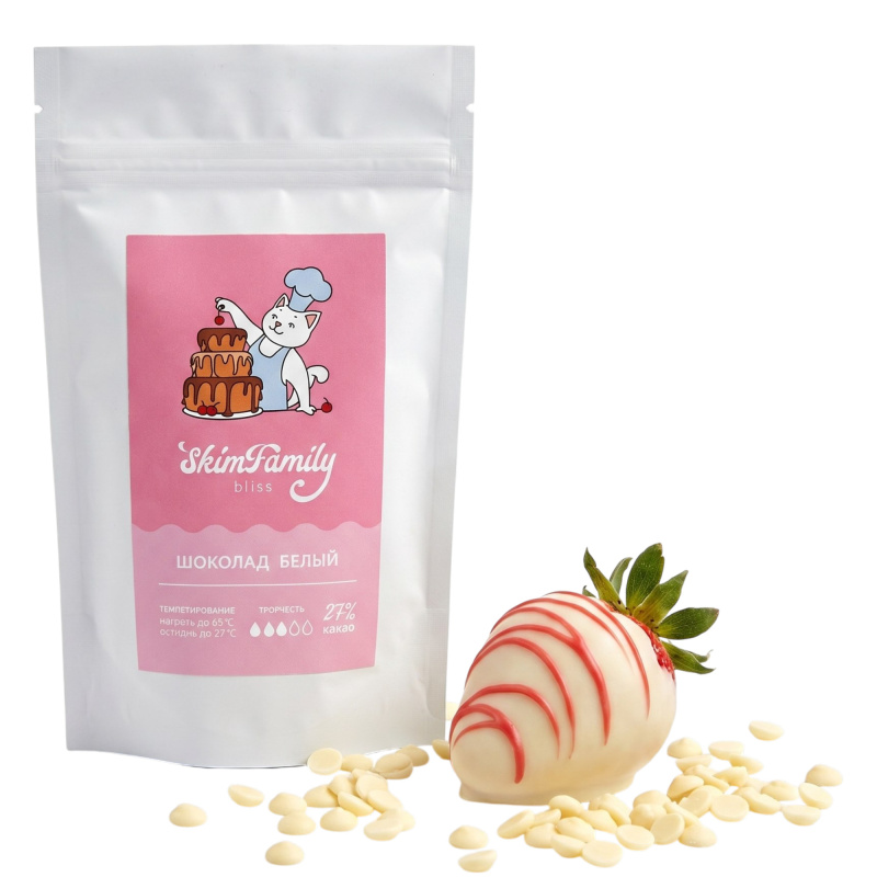 Шоколад Белый SkimFamily Bliss 27%, 25гр, упак (мини версия)