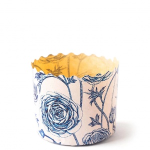 Форма бумажная для кулича рис."ФАРФОР" 124*100