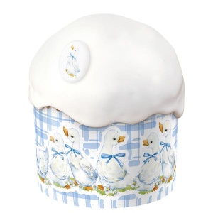 Форма бумажная для кулича рис."УТЯТА" 110*85