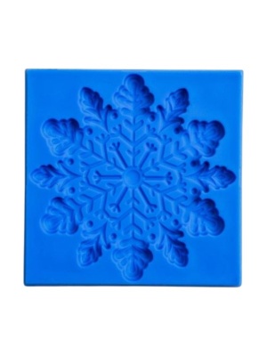 Молд пластиковый "Снежинка", 8*8см, шт (для полим. глины, нет пищевого сертификата)