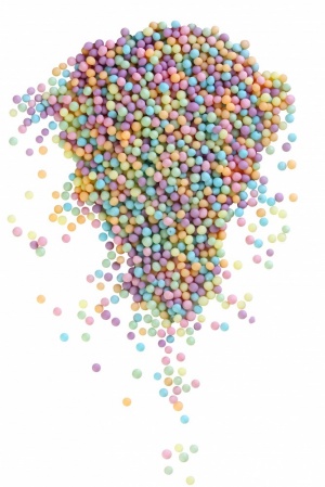 Драже рисовое в глазури матовое МИКС №299М, 250гр, упак