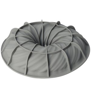 Форма Силиконовая "Вихрь", 20*7см, цвета МИКС