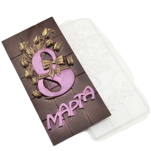 Форма пластиковая "Плитка 8 Марта", шт