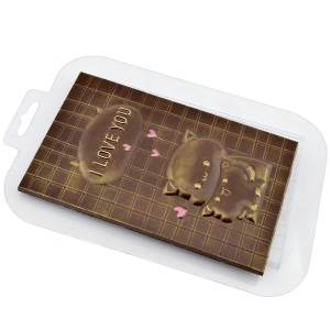 Форма пластиковая "Плитка Люблю Котятки", шт