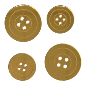Топпер "Пуговицы", золото, набор