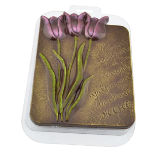 Форма пластиковая "Плитка Тюльпаны Жене", шт