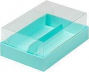 Коробка для 2 эклеров с прозрачным куполом ТИФФАНИ, 135*90*50,РК,шт