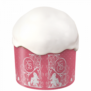 Форма бумажная для кулича рис."ЗАЙЧАТА" 124*100