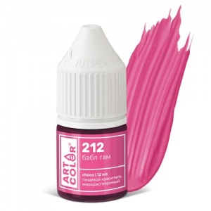 Краситель гелевый Art Color choco Бабл гам, 12мл, шт