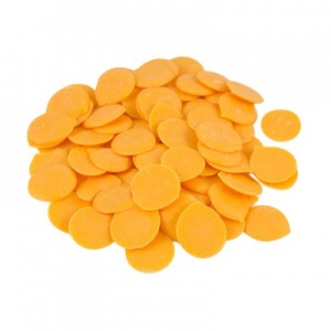 Глазурь кондитерская "Шокомилк" Манго, дропсы оранжевые, 200гр, упак