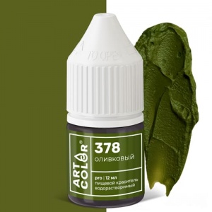 Краситель гелевый Art Color PRO, ОЛИВКОВЫЙ, 12мл, шт