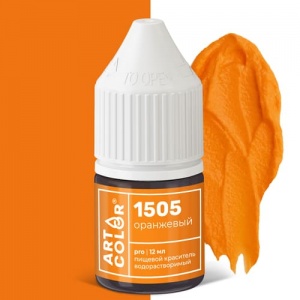 Краситель гелевый Art Color PRO, ОРАНЖЕВЫЙ, 12мл, шт