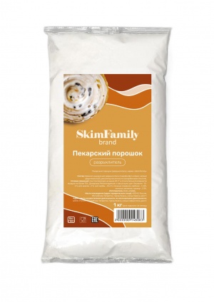 Пекарский порошок(Разрыхлитель) "SkimFamily" 1 кг, упак. Россия