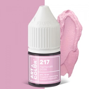 Краситель гелевый Art Color PRO, ПЫЛЬНАЯ РОЗА, 12мл, шт