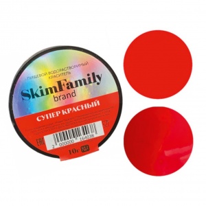 Краситель "Супер Красный" SkimFamily,10 гр,сухой, водорастворимый для пищевых продуктов .