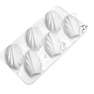Форма Силиконовая для пирожных "Мадлен",6 ячеек,1 шт