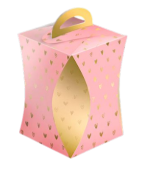 Коробка для кулича ПАСТЕЛЬ d90мм, шт