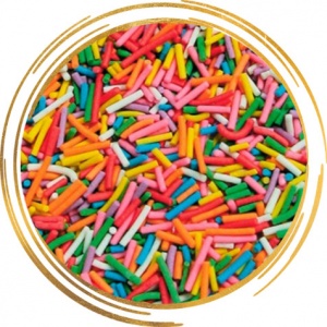 Посыпка Сахарная "ВЕРМИШЕЛЬ Разноцветная МИКС № 1, 750гр, упак