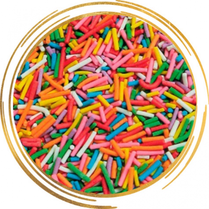 Посыпка Сахарная "ВЕРМИШЕЛЬ Разноцветная МИКС № 1, 750гр, упак