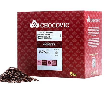 Шоколад Темный Chocovic Dolores, 5кг, упак