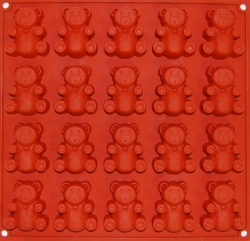 Форма Силиконовая "Мишка Малый",20 фигур d5х4,5 см h-1,5см
