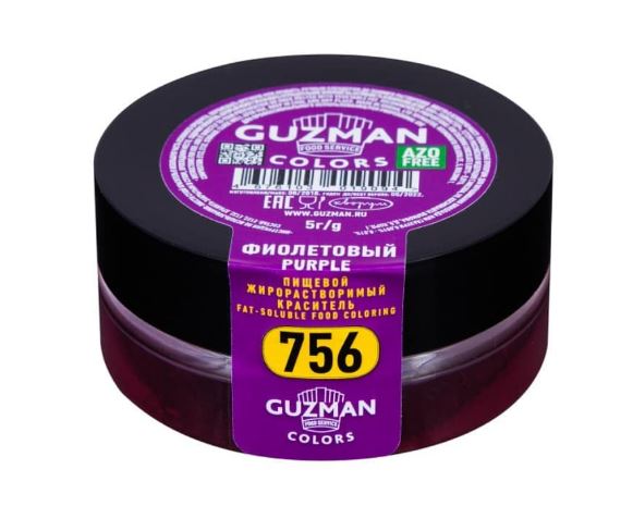 Краситель жирорастворимый GUZMAN 756 Фиолетовый, 5гр, шт