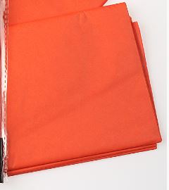 Бумага тишью, Оранжевая, 50*66см, 10шт, упак