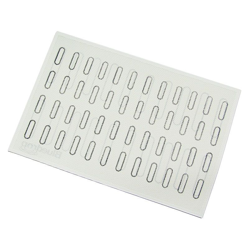 Коврик силиконовый для эклеров двусторонний Белый 60*40 см,шт