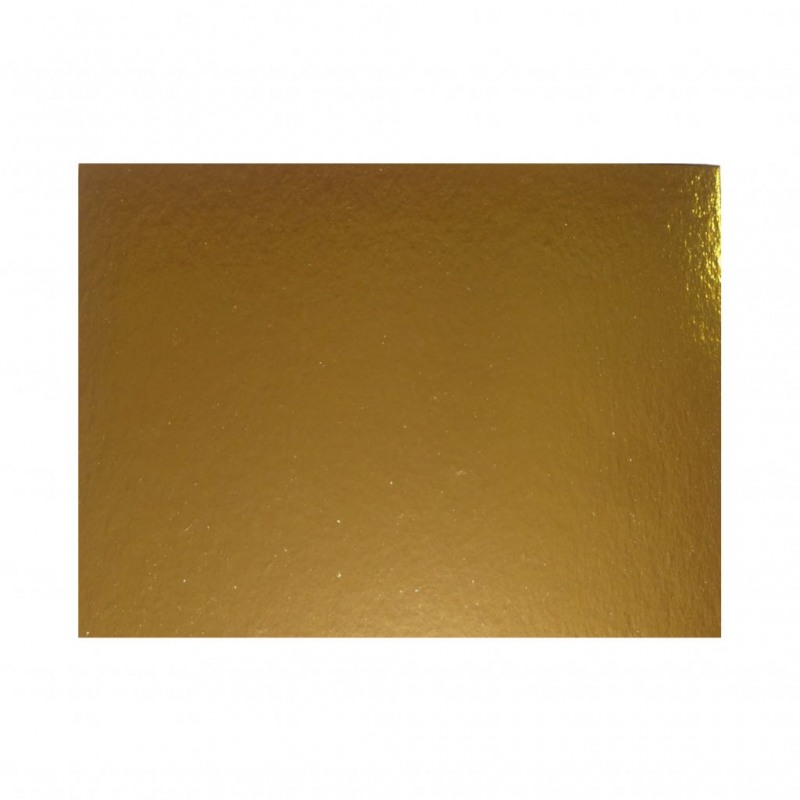 Подложка картонная прямоуг 40*60 см, 0,08 см (золото)