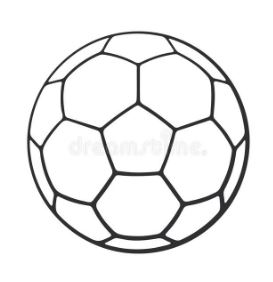 Трафарет для окраски и посыпки "Футбольный мяч" d-19.5 см, 1 шт.