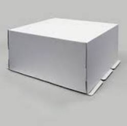 Коробка для торта (гофрокартон белая) 30*40*26 см, Pasticciere
