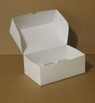 Коробка для капкейков, 250x170x100мм, на 6 капкейков без окна, АРТ