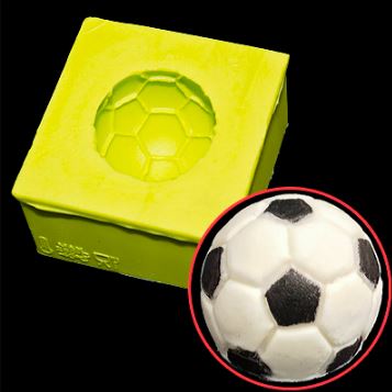 Молд силиконовый "Футбольный мяч (47x47мм), шт