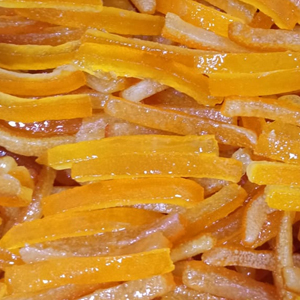 Цукаты цедры апельсина полоски 6*60мм, кг