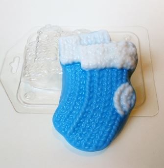 Форма пластиковая "Вязаные носочки HP",1 шт