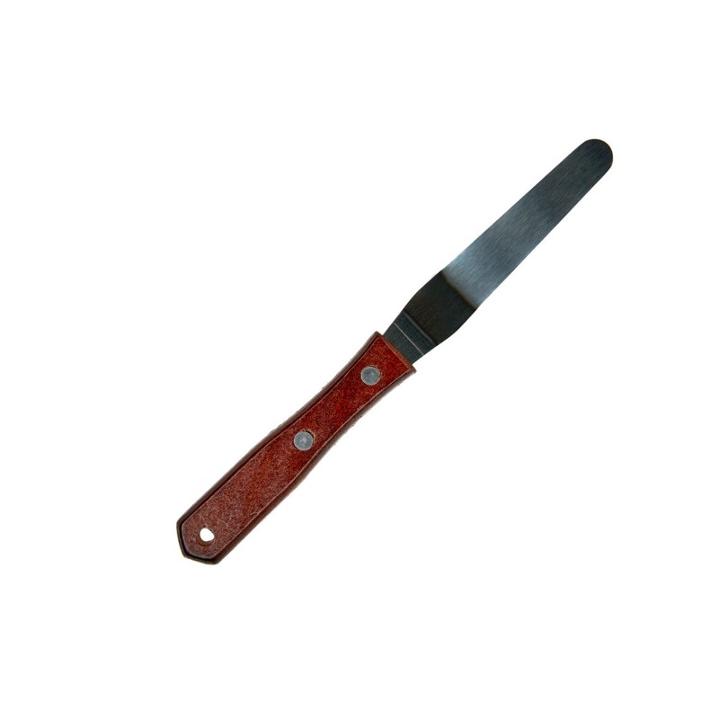 Лопатка кондитерская изогнутая 19см, (рабочая 6,5см), дерево, шт