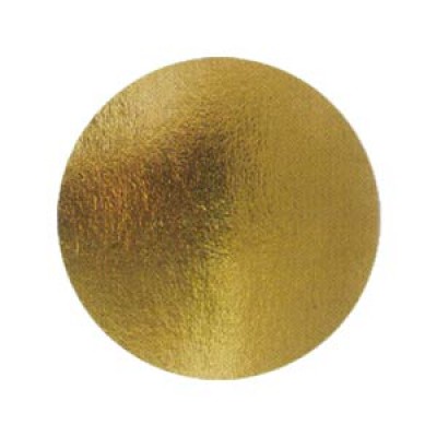 Диск картонный d 20 см, 0,08 см (золото)