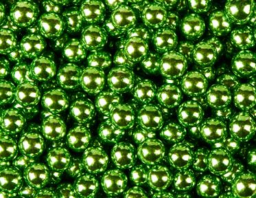 Посыпки сахарные "Шарики Зеленые Хром (d6 мм), упак 0,040кг