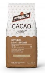 Какао-порошок натуральный NATURAL LIGHT BROWN Van Houten, 1 кг
