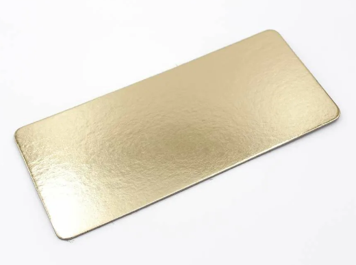Подложка картонная усиленная Золото/жемчуг 29,5*10,8 см, 1,5 мм, шт