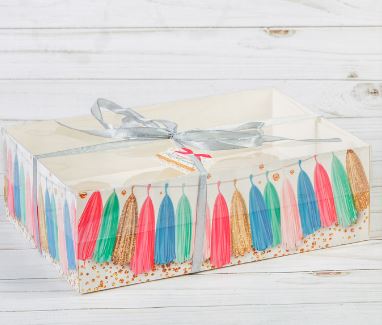 Коробка для 6 капкейков с окном “Любимые сладости” 25х17х10 см, 1 шт.