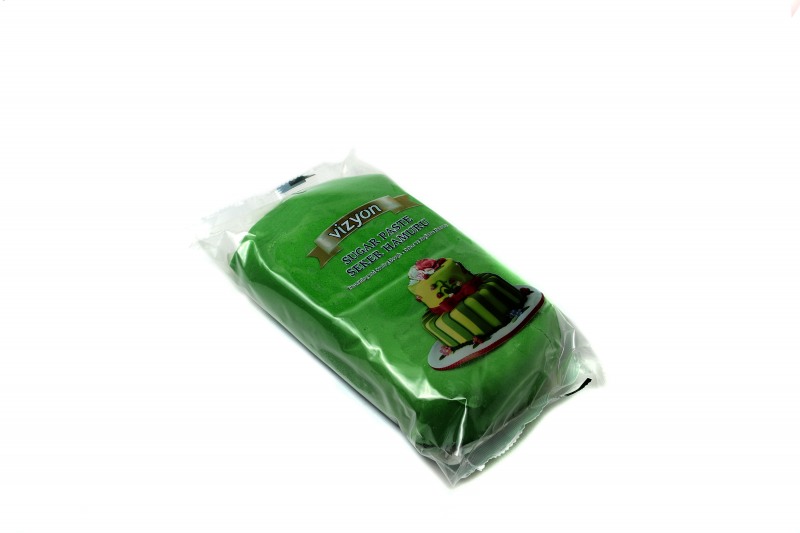 Мастика сахарная ( Зеленая) Визьен 1кг