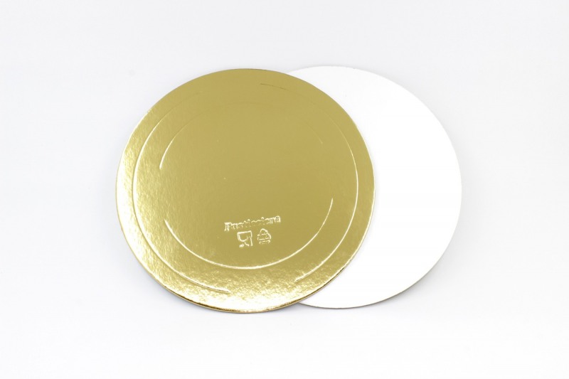 Диск картонный усиленный Золото/жемчуг d 50 см, 0,32 см